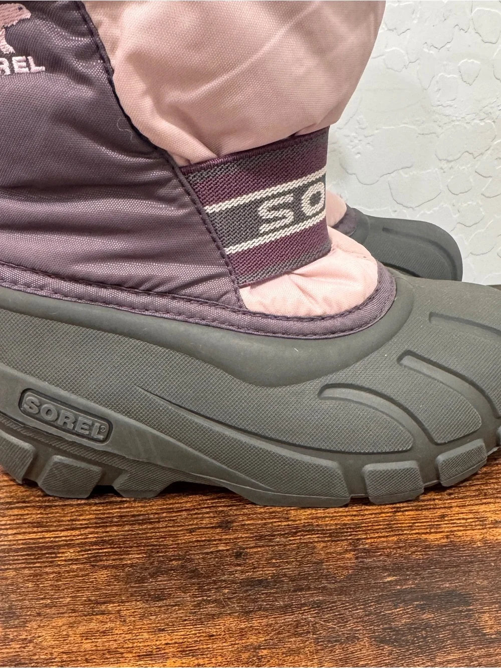 Sorel Commander Boots Pink Purple Kids 12 Winter Boots Outdoors Rugged Gorpcore